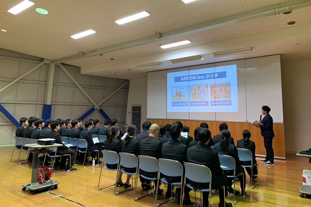理学療法士養成校にて講演 『理学療法士の多様性』