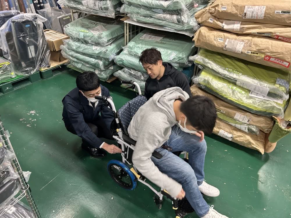 新型車椅子について学んできました!